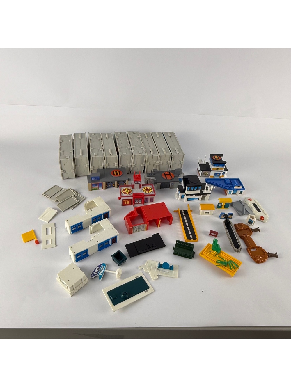 Vintage Galoob MicroMachines City Playset Lot